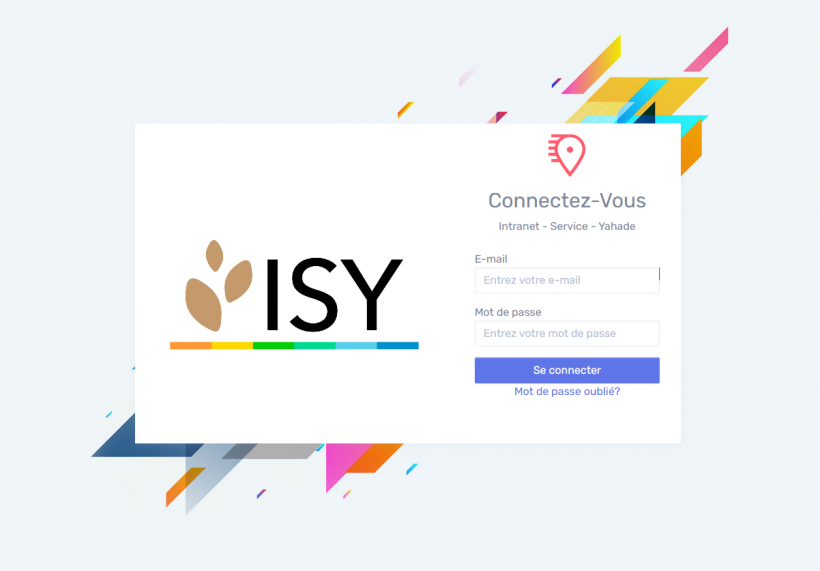 Lancement de l’application ISY